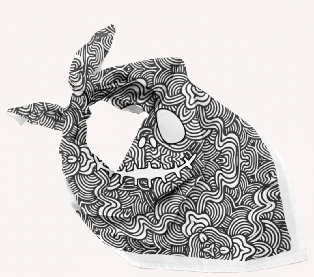 Trance Skull Bandana