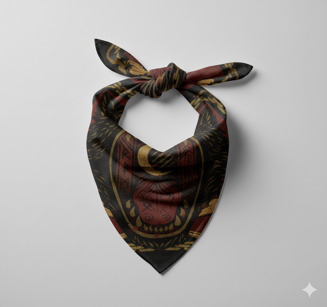 Fenrir Unchained Norse Wolf Bandana