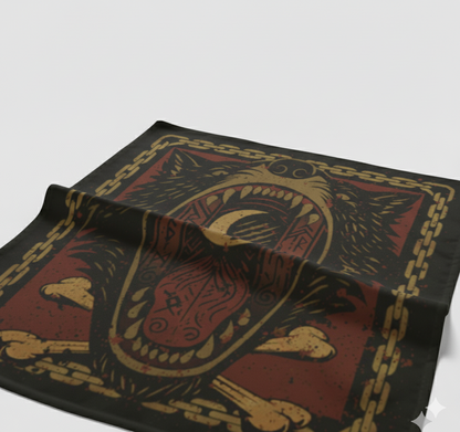 Fenrir Unchained Norse Wolf Bandana
